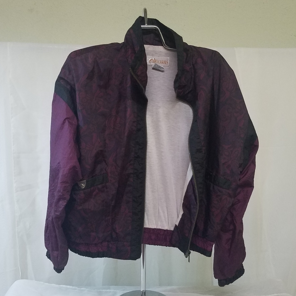 Court Casuals Purple Windbreaker